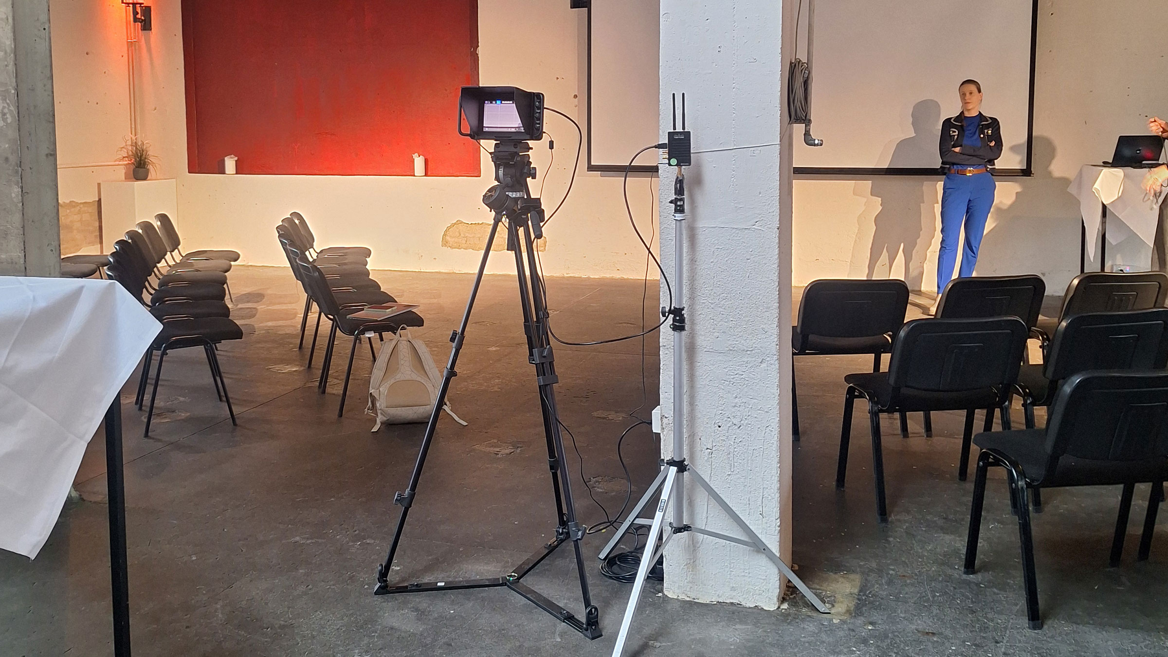 DCCMP Semesterpräsentationen – Set up der Kamera